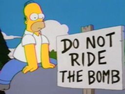 Do Not Ride the Bomb, "Homer the Vigilante"