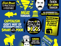 tomtrager:Over 10 inspiring quotes from Ron F@%KING Swanson&#8230;. http://bit.ly/vi2rPU