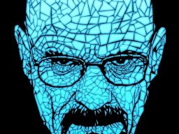 A portrait of Walter White from Breaking Bad.This design is&#8230; http://bit.ly/Vg4Io8